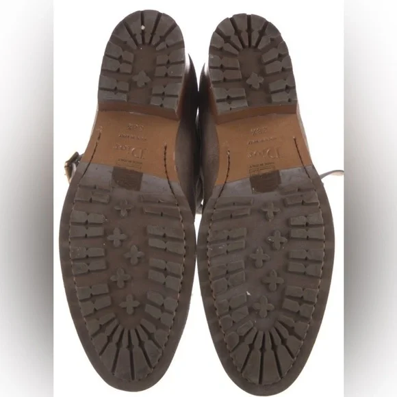 Christian Dior Brown Suede Mid-Calf Moto Boots Fur lined - Picture 3 of 4